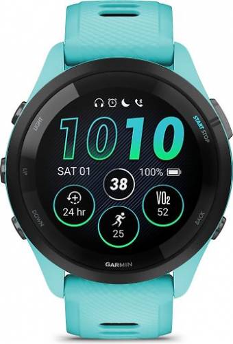 Спортивные часы Garmin Forerunner 265, бирюзовый/черный