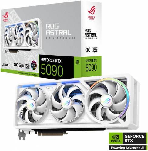 Видеокарта ASUS ROG Astral GeForce RTX 5090 32 ГБ GDDR7 WHITE